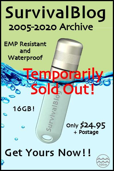 SurvivalBlog 2019 Archive