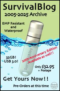 SurvivalBlog 2025 Archive