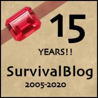 SurvivalBlog's 15th Anniversary