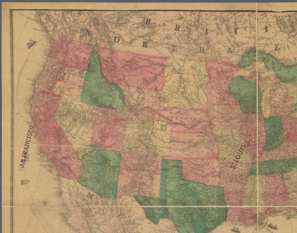 1800s Map of Western US - SurvivalBlog.com