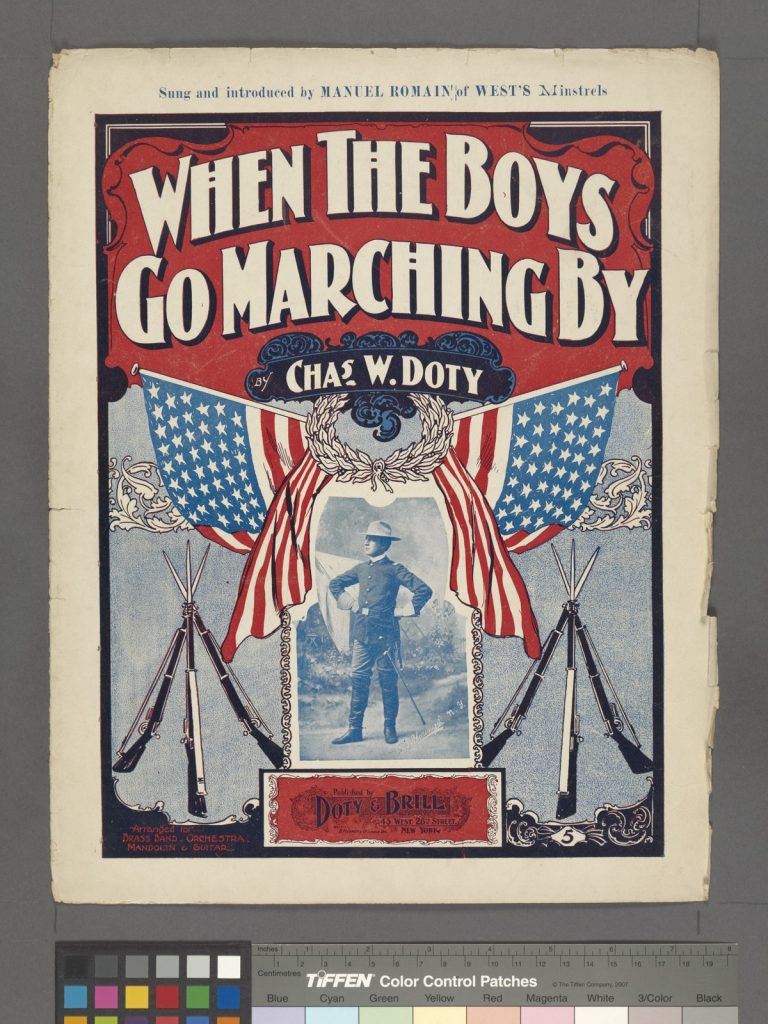 When The Boys Go Marching By Patriotic Sheet Music