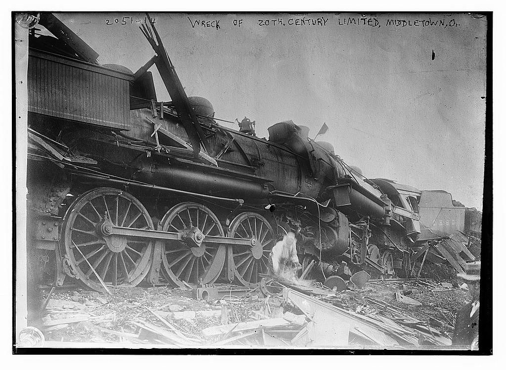 Wreck of the 20th Century Limited- Middletown, O. Train Wreck Economy