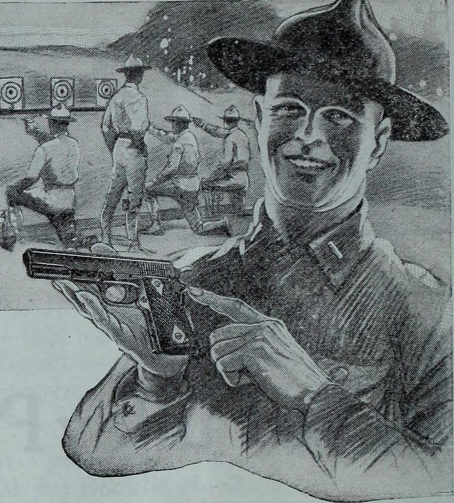 Trooper with M1911 Colt .45 ACP Pistol