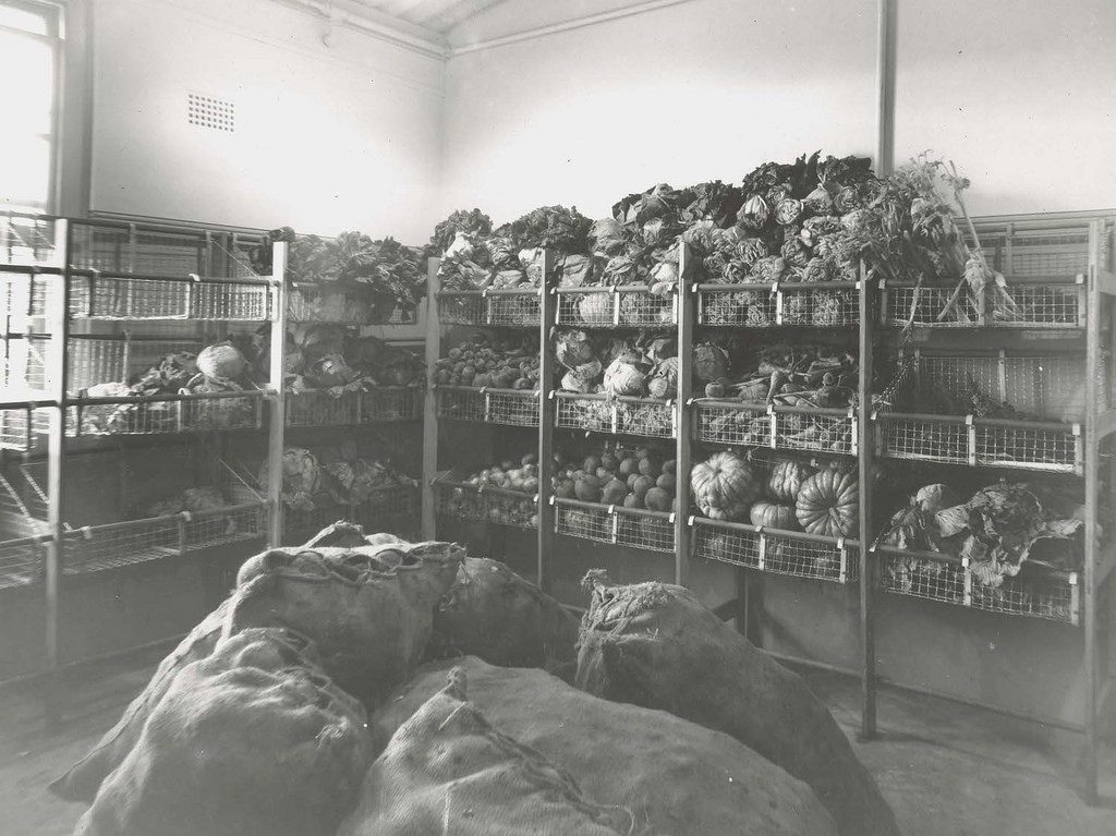 Food Storage - Vegetable Storage at Australian Train Station