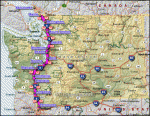 American Partisan-Interstate 5 Washington Map