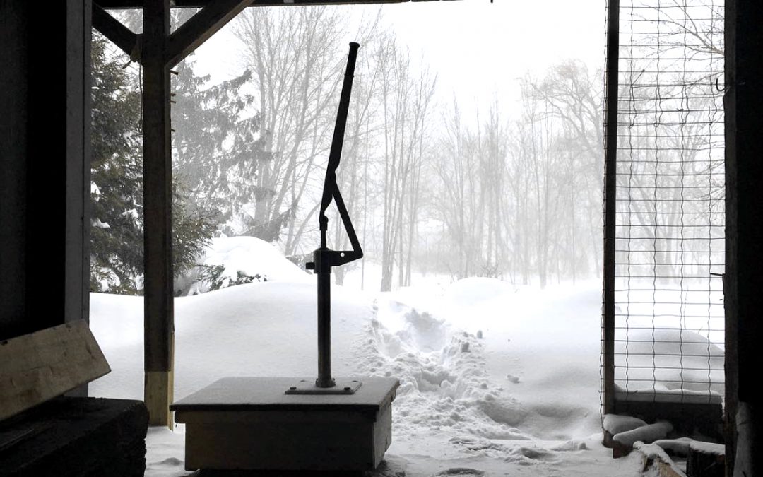 A Deep Well Pump Jack Vital Part of Water System, by R.M