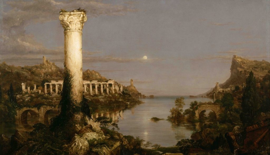 Thomas Cole: The Course of Empire: Desolation - 1836