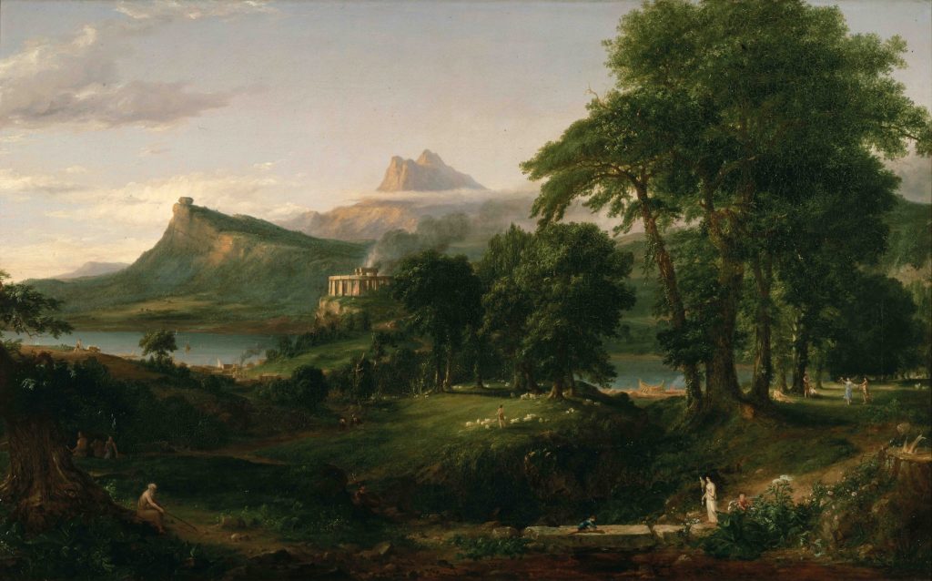 Thomas Cole Pastoral - Course of Empires