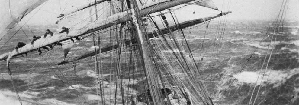 Ship Garthsnaid in Storm, circa 1920s