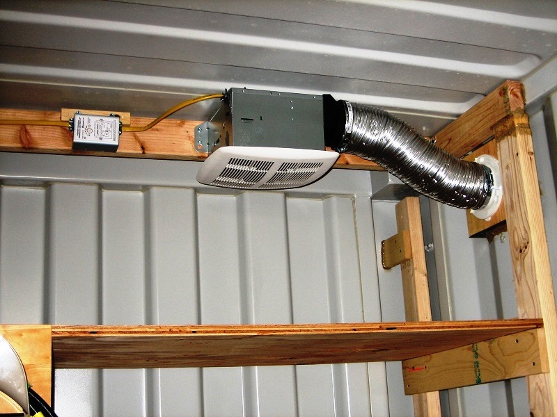 A CONEX Cabin at Our BOL, by Montana Guy. Partitioned 2x4s walls