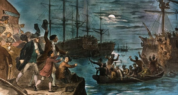 The famed Boston Tea Party took place on December 16th, 1773.