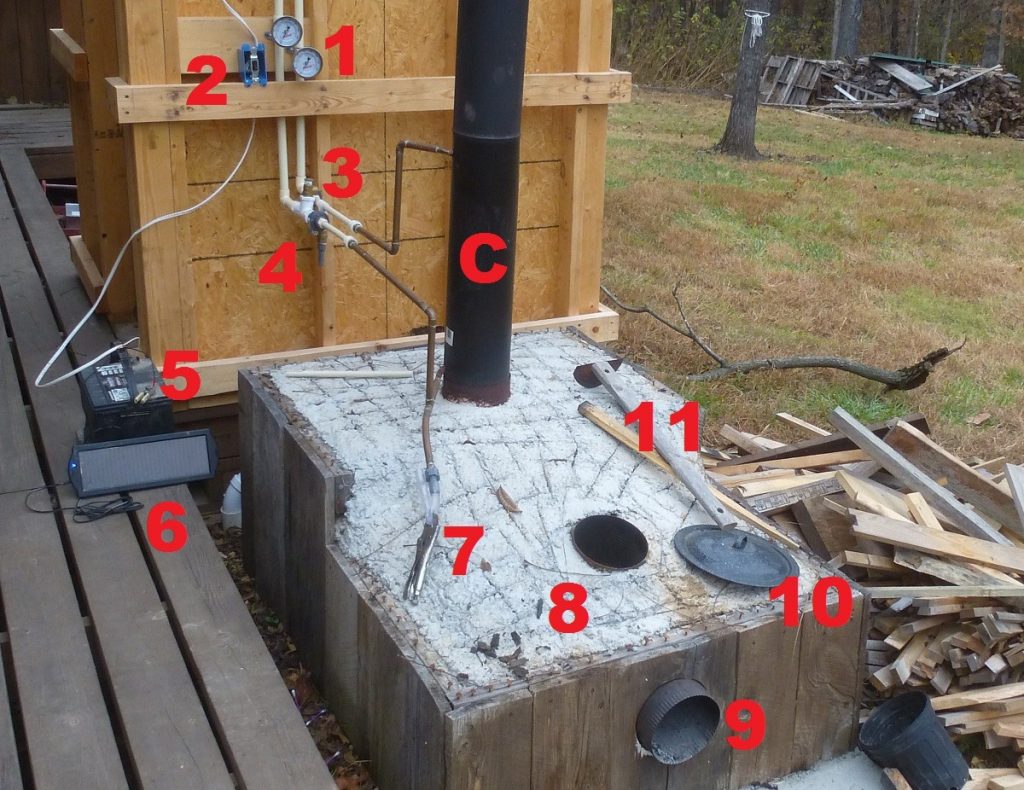 Rocket Water Heater Part 2, by St. Funogas. Pressurerelief valve