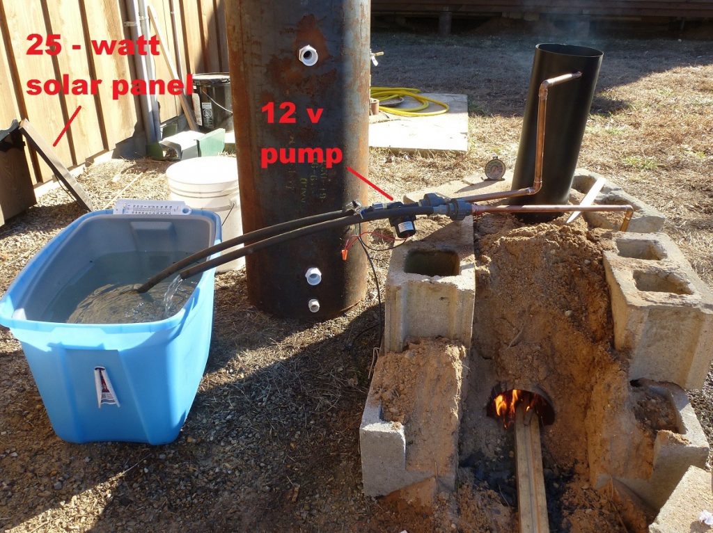 Rocket Water Heater Part 2, by St. Funogas. Pressurerelief valve