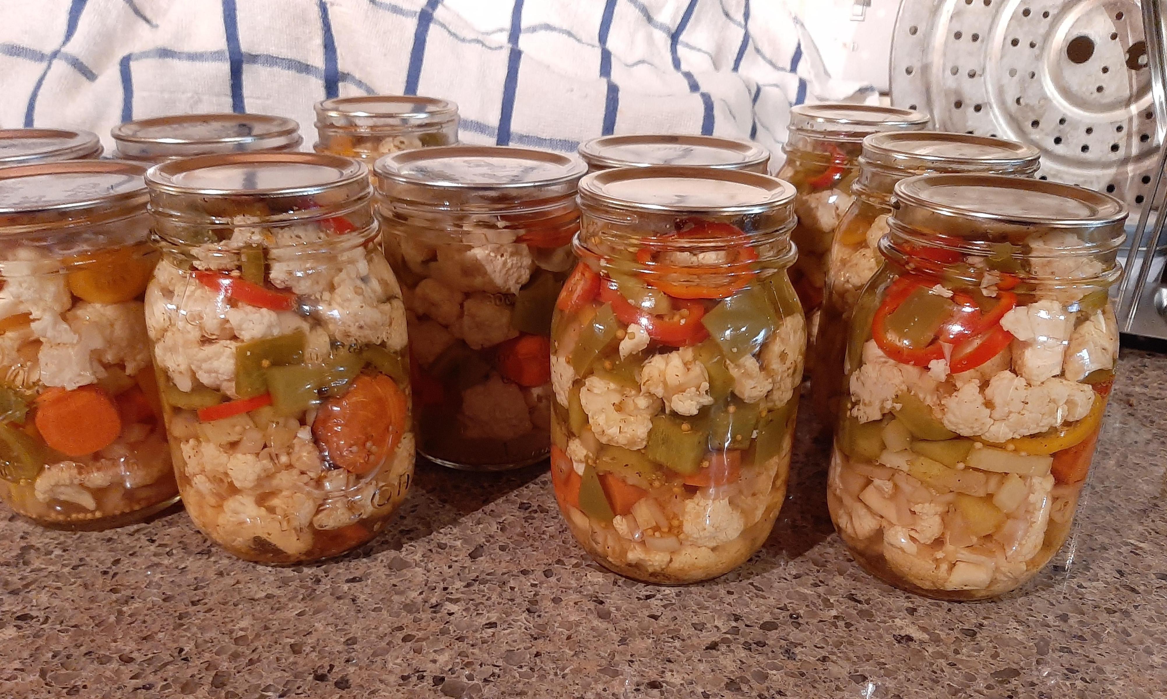 Recipe of the Week: Giardiniera (Italian Pickled Vegetables)