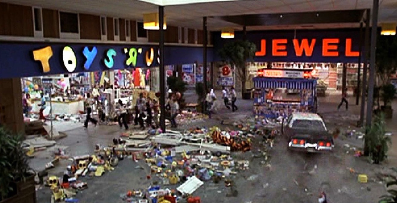 American Redoubt Man drives through Columbia Falls grocery store.