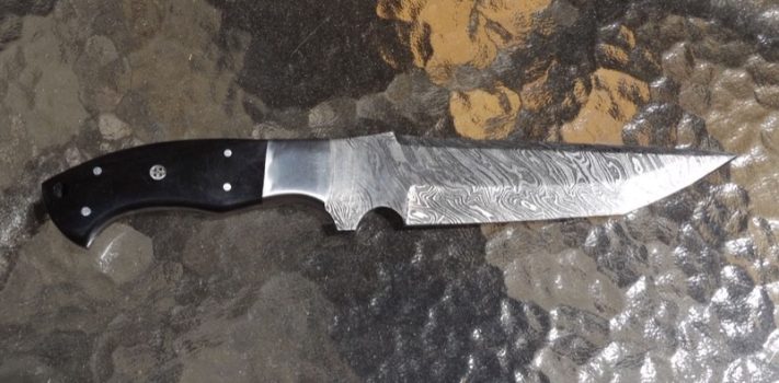 Valley Forge Damascus Steel Knife, by Pat Cascio