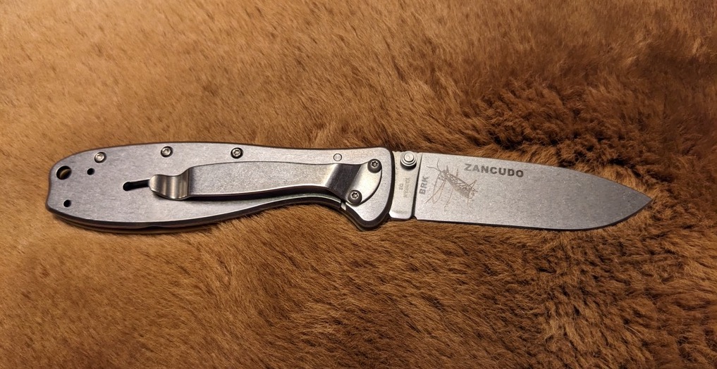 Esee Folder ESEE Zancudo Framelock Folder in D2, by Thomas Christianson