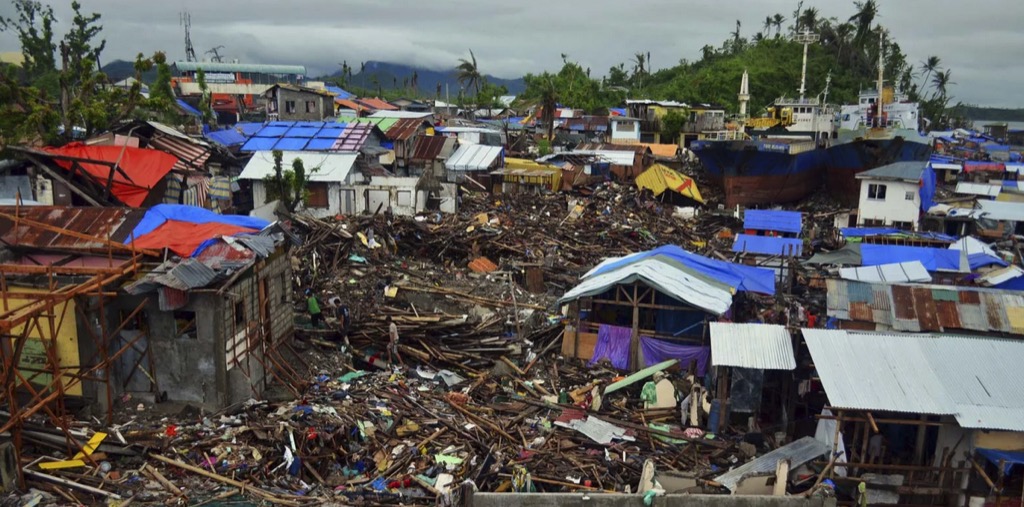 November 8th, 2013, the Philippines struck by Super Typhoon Haiyan.