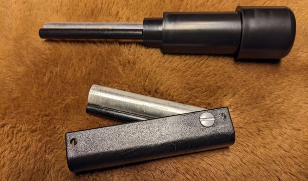Purefore Purefire Fire Starters use an integrated magnesium rod.