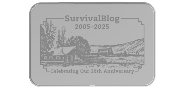 The 20th Anniversary SurvivalBlog Archive USB Sticks
