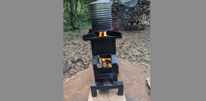 Minuteman Titan Rocket Stove, by Thomas Christianson