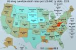Drug Overdose Deaths Map-2023