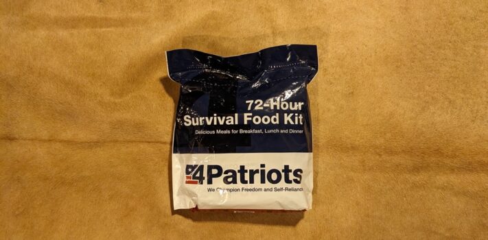 4Patriots 72-Hour Survival Food Kit, by Thomas Christianson