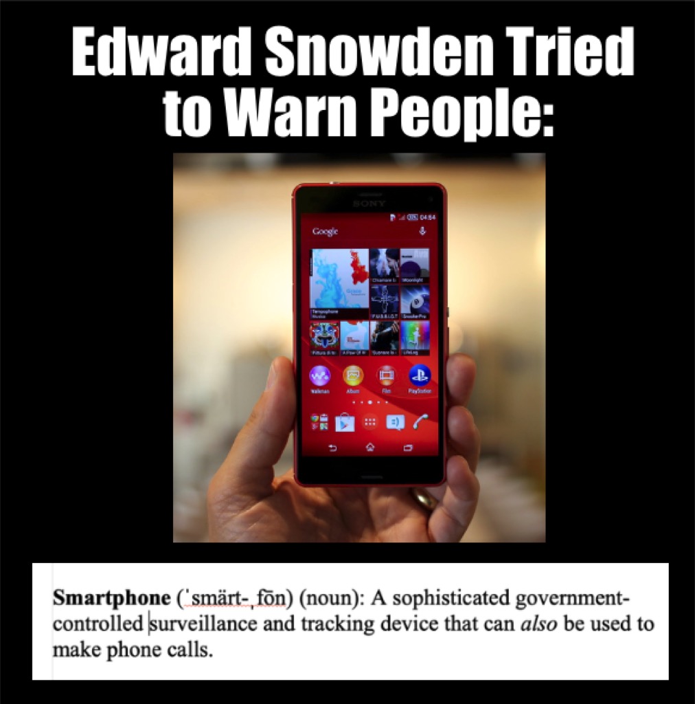 Edward Snowden Smartphone Definition Meme